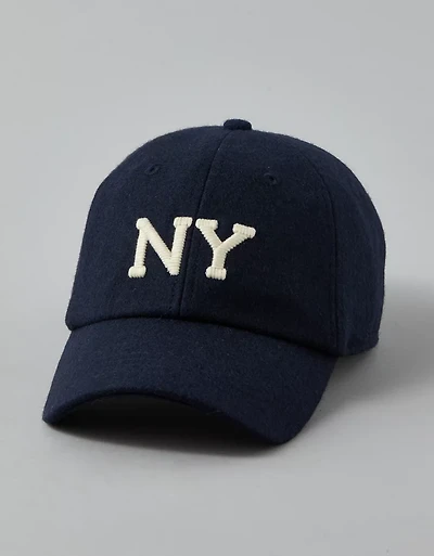 Casquette de baseball en tweed NY AE