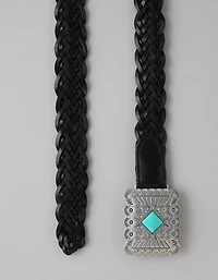 Ceinture plaquée et tressée AE