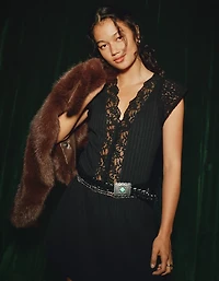 Ceinture à chaîne concho AE