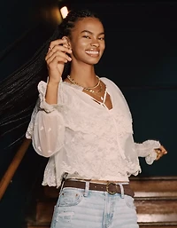 AE Suede Leather Belt