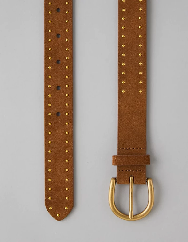 Ceinture cloutée en suède AE