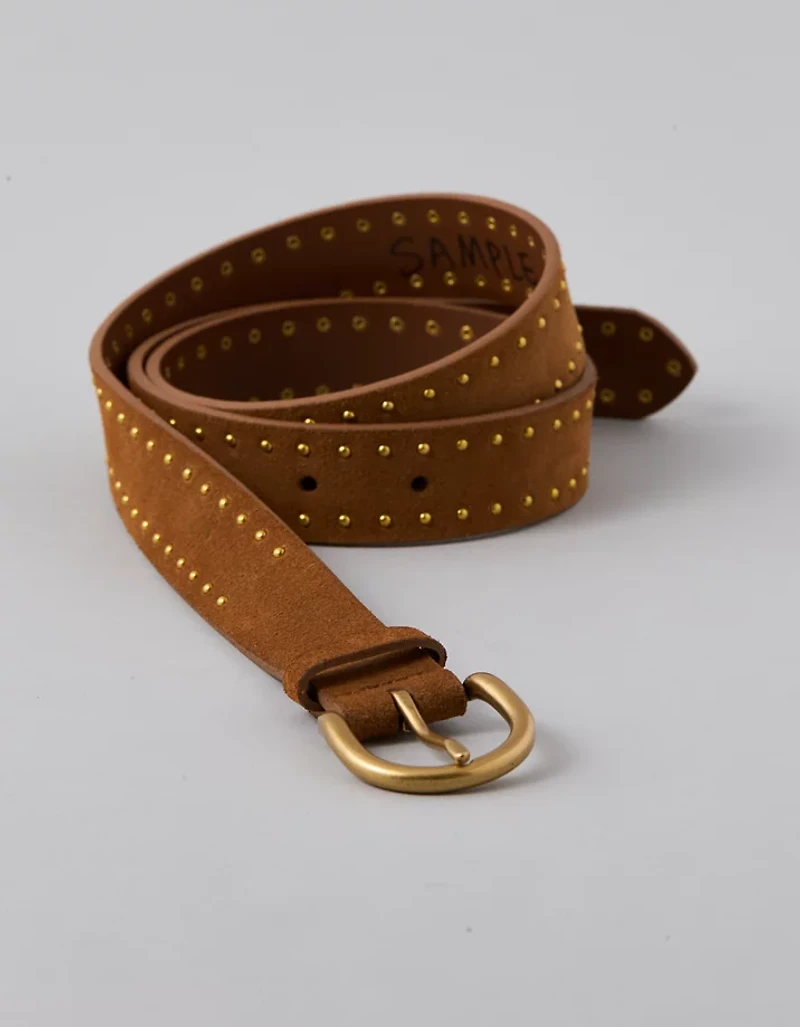 Ceinture cloutée en suède AE