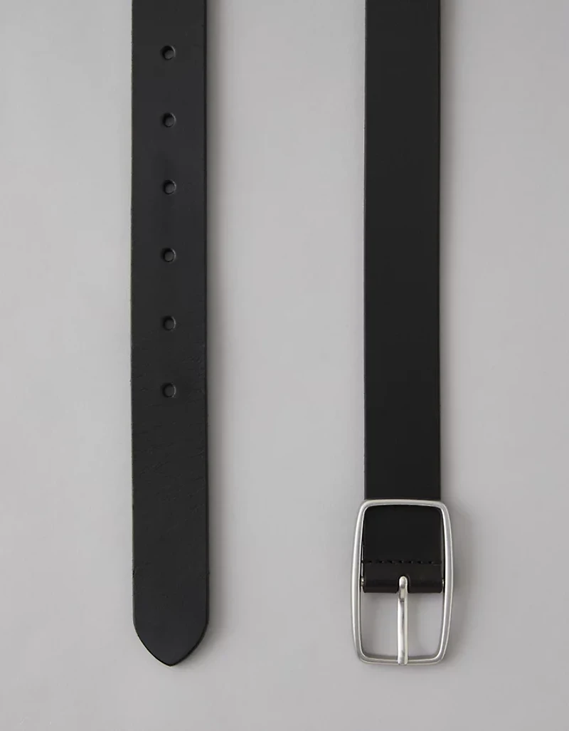AE Rectangle Buckle Leather Belt