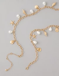 AE Shell Charm Chain Belt