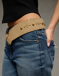 AE Wide Studded Boho Belt