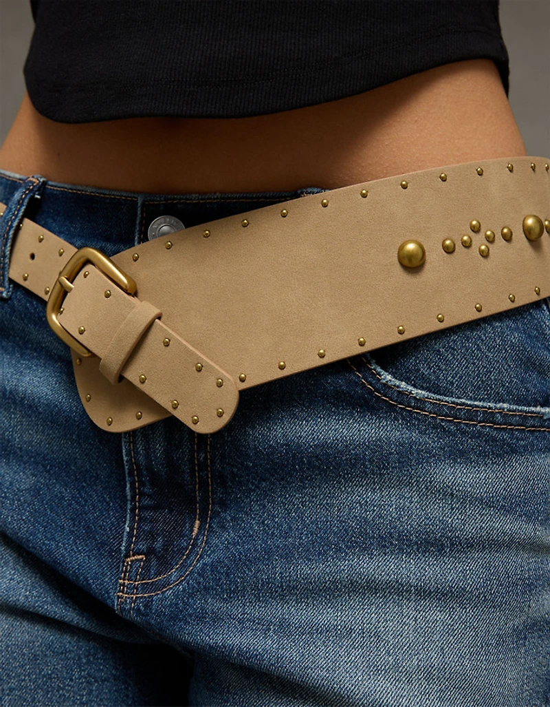AE Wide Studded Boho Belt