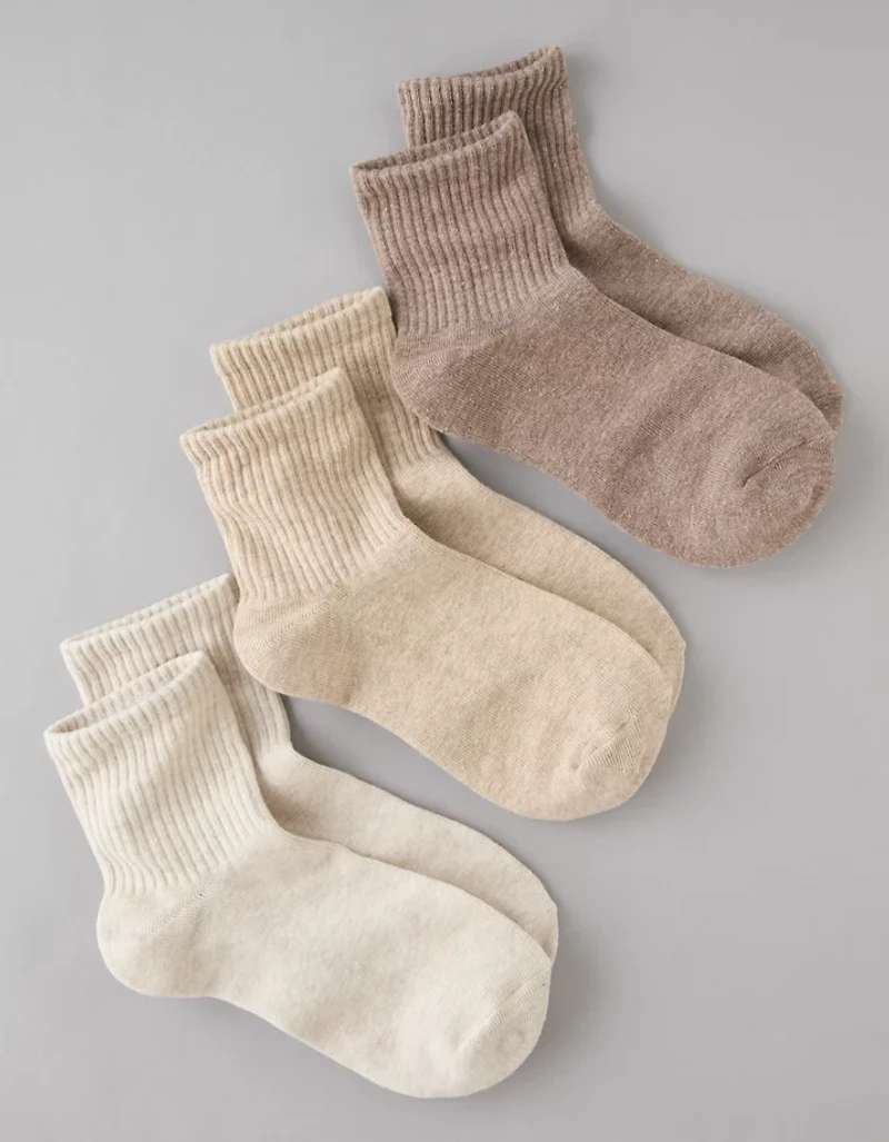 Lot de trois paires de chaussettes petit ami AE