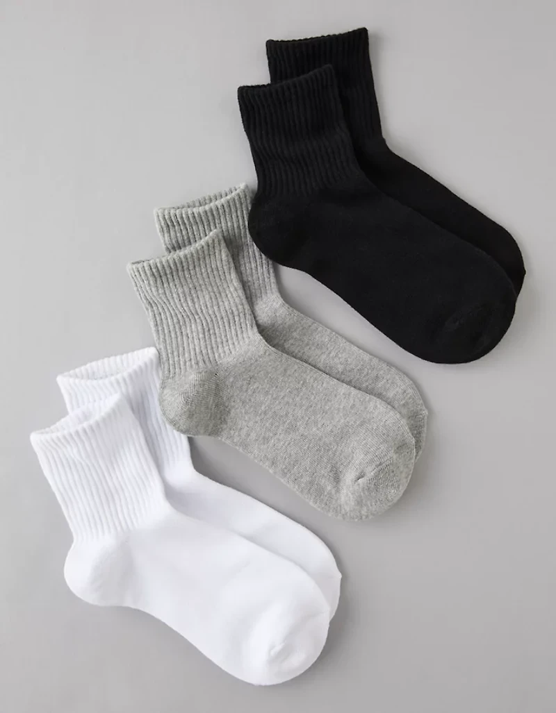 Lot de trois paires chaussettes petit ami AE