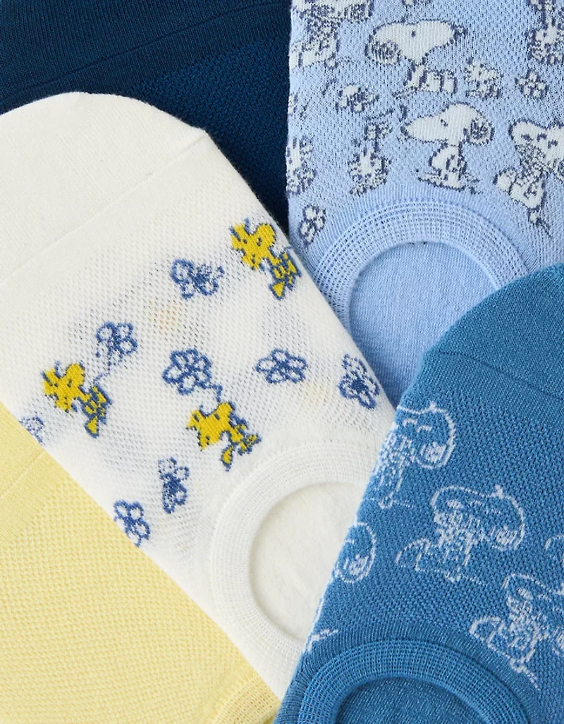 AE Peanuts No-Show Socks 5-Pack