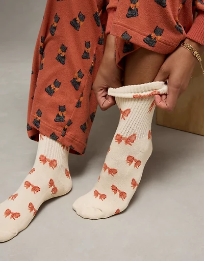 Lot de deux paires de mi-chaussettes courtes à chats AE