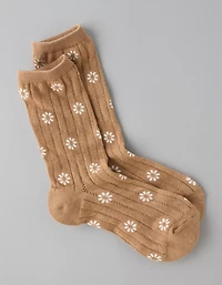 AE Pointelle Crew Socks