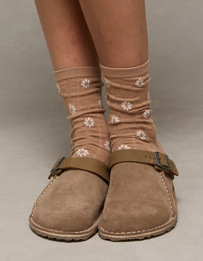 AE Pointelle Crew Socks
