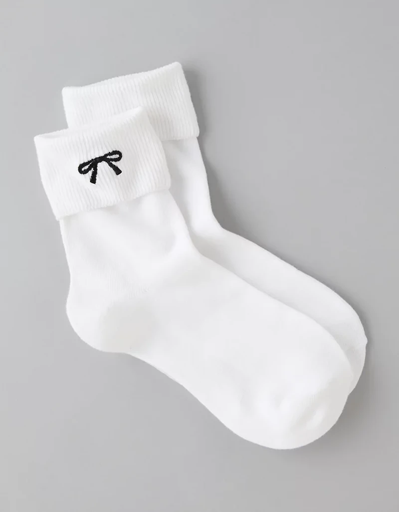 Mi-chaussettes à revers rabattables AE