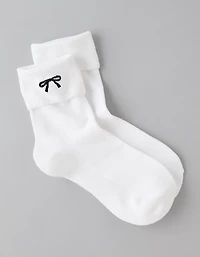 Mi-chaussettes à revers rabattables AE