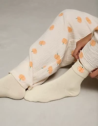 AE Foldover-Cuff Cropped Crew Socks