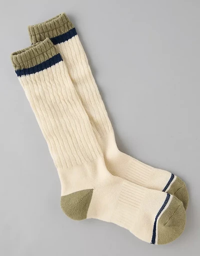 Chaussettes tombantes rayées AE