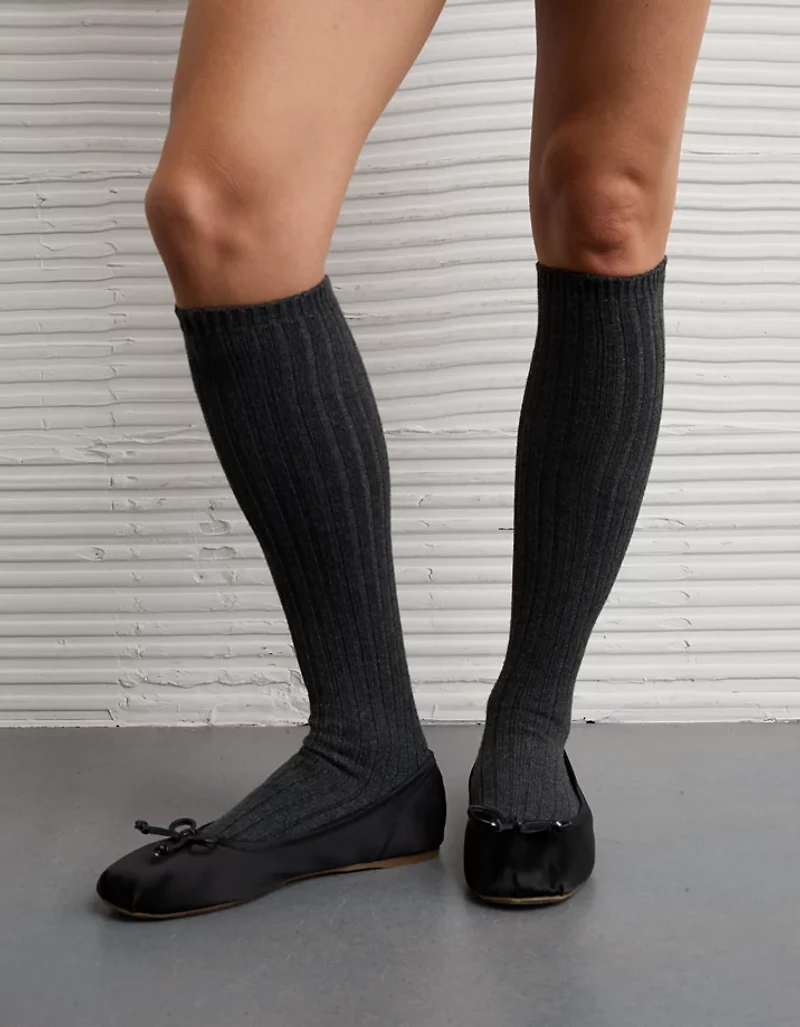 AE Rib Knit Knee-High Socks