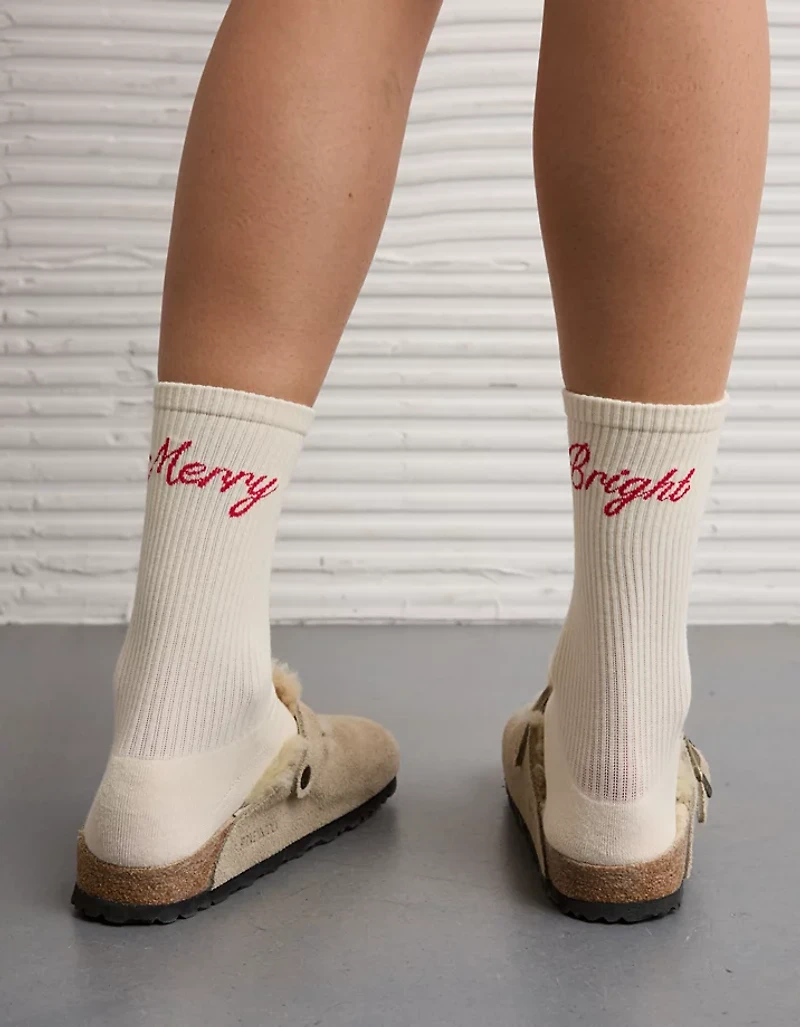 AE Bright & Merry Crew Socks