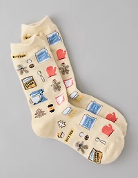 AE Holiday Baking Crew Socks