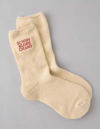 AE Bunny Slope Champ Crew Socks