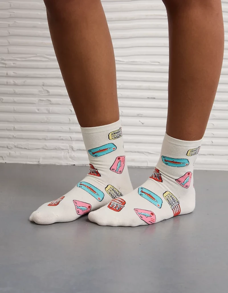 AE Sardine Cropped Crew Socks