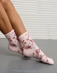 AE Western Cropped Crew Socks