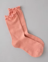 AE Ruffle Crew Socks