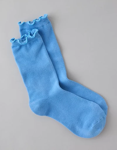 Mi-chaussettes à volants AE