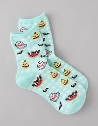 AE Graphic Cropped Crew Socks