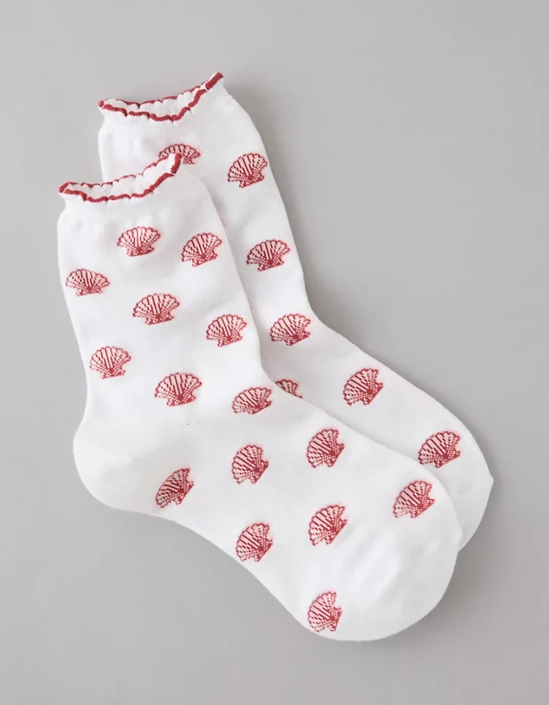 Mi-chaussettes courtes à image AE