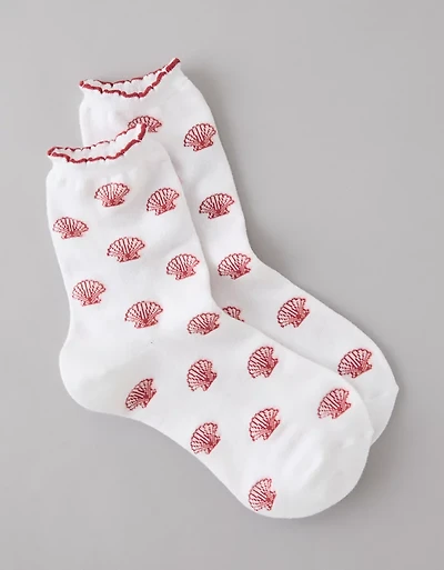 Mi-chaussettes courtes à image AE