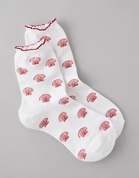 Mi-chaussettes courtes à image AE