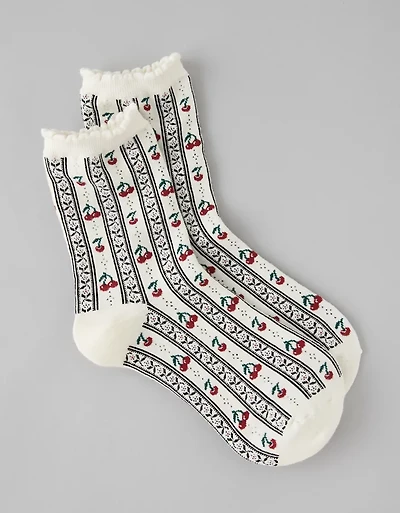Mi-chaussettes courtes à image AE