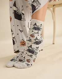 AE Snoopy Cropped Crew Socks