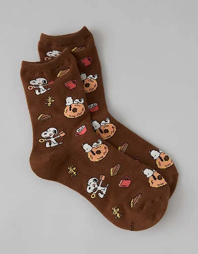 Mi-chaussettes courtes Snoopy AE
