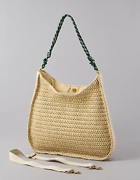 AE Raffia Tote Bag