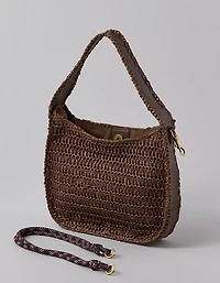 AE Mini Raffia Tote Bag