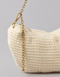 AEO Crochet Crescent Bag