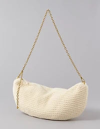 AEO Crochet Crescent Bag
