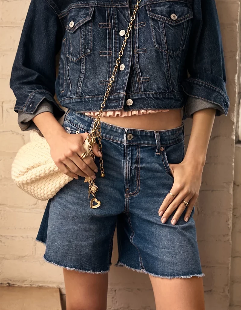 AEO Crochet Crescent Bag