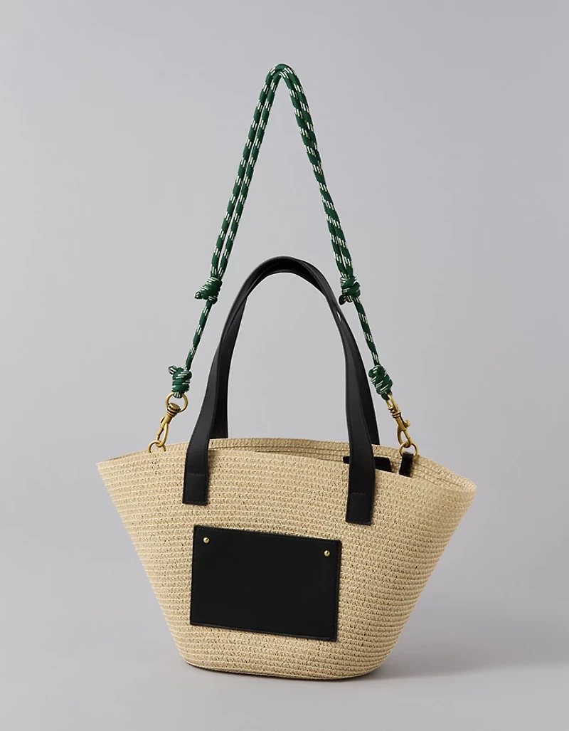 Sac panier tissé AE