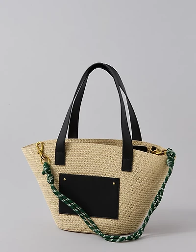 Sac panier tissé AE