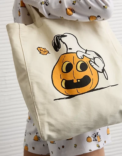 Sac fourre-tout en toile d’Halloween Snoopy AE
