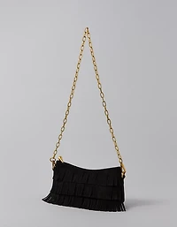 AE Fringed Baguette Bag