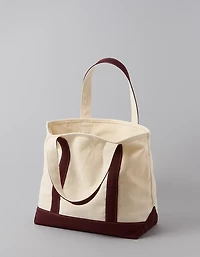 AE Cotton Canvas Snoopy Bow Tote Bag