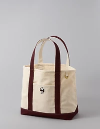 AE Cotton Canvas Snoopy Bow Tote Bag