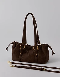 Sac baguette en suède végétalien AE
