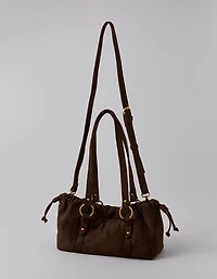 Sac baguette en suède végétalien AE