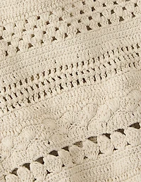 AE Crochet Knit Tote Bag