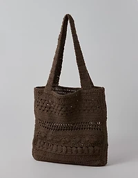 AE Crochet Knit Tote Bag